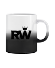 Puodelis Robbie Williams logo
